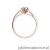 Pierścionek W055 Diament 0,08ct różowe złoto