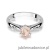 Pierścionek W074 Morganit 0,40ct białe złoto