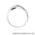 Pierścionek W156 Rubin 0,15ct białe złoto