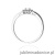 Pierścionek W185 Diament 0,10ct białe złoto