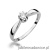 Pierścionek W228 Diament 0,20ct białe złoto