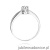 Pierścionek W228 Diament 0,20ct białe złoto