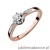 Pierścionek W291 Diament 0,23ct różowe złoto