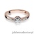 Pierścionek W291 Diament 0,23ct różowe złoto