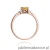 Pierścionek W301 Cytryn 0,60ct żołte złoto