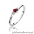 Pierścionek W346 Rubin 0,15ct białe złoto