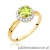Pierścionek W538 Oliwin 0,90ct żółte złoto