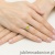 Pierścionek W538 Oliwin 0,90ct żółte złoto