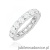 Pierścionek W0516 z diamentami białe złoto