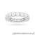 Pierścionek W0516 z diamentami białe złoto