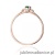 Pierścionek W0614 Szmaragd 0,15ct różowe złoto