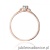 Pierścionek W0614 Topaz 0,15ct różowe złoto