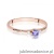 Pierścionek W0614 Tanzanit 0,15ct różowe złoto