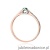 Pierścionek W0435 Szmaragd 0,15ct różowe złoto