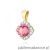 Zawieszka Z0571 Różowy Topaz 0,60ct żółte złoto