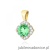 Zawieszka Z0571 Szmaragd 0,50ct żółte złoto