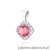Zawieszka Z0571 Różowy Topaz 0,60ct białe złoto