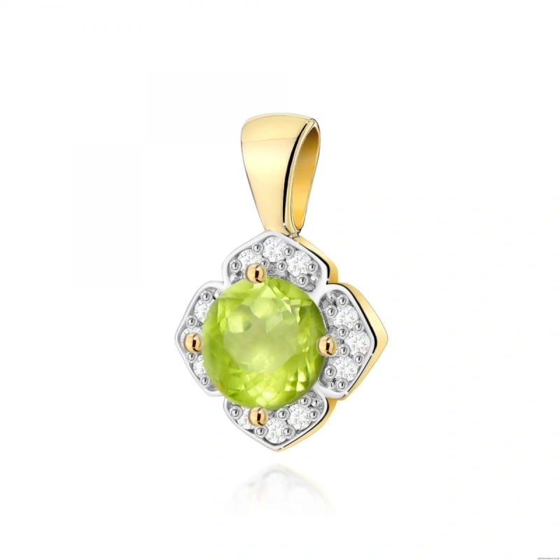 Zawieszka Z0571 Oliwin 0,60ct żółte złoto