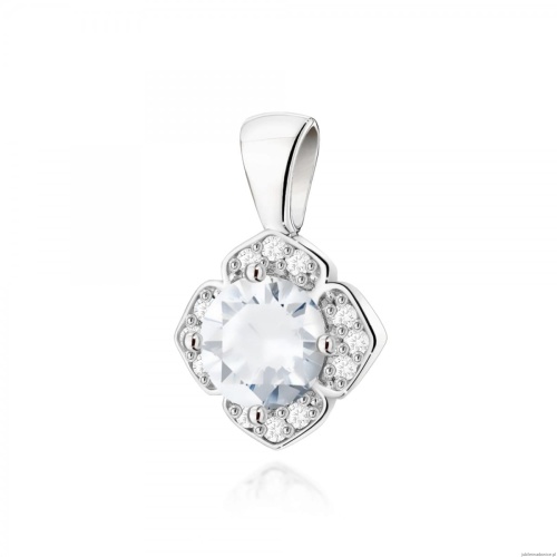 Zawieszka Z0571 Biały Szafir 0,60ct białe złoto
