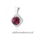 Zawieszka Z0571 Rodolit 0,60ct białe złoto