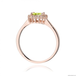 Pierścionek W0572 Oliwin 0,60ct różowe złoto