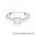 Pierścionek W0591 Diament 0,30ct białe złoto