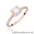Pierścionek W0591 Diament 0,30ct różowe złoto