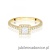 Pierścionek W0591 Diament 0,30ct żółte złoto