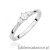 Pierścionek W0608 z diamentami białe złoto