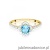 Pierścionek W0603 Topaz 0,50ct żółte złoto