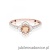 Pierścionek W0603 Morganit 0,40ct różowe złoto