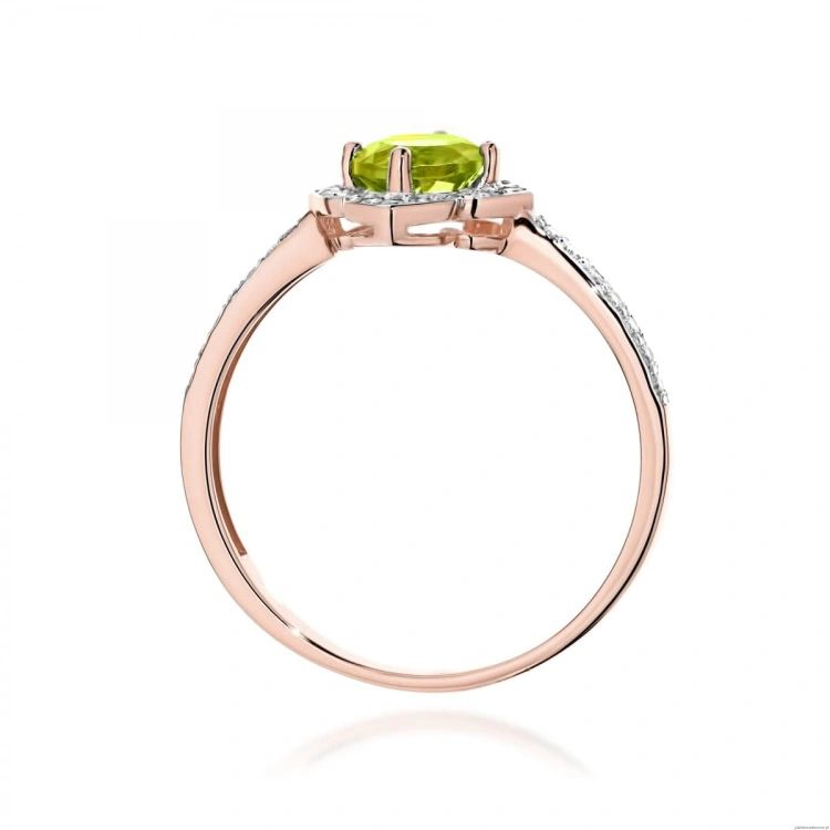 Pierścionek W0603 Oliwin 0,60ct różowe złoto
