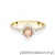 Pierścionek W0603 Morganit 0,40ct żółte złoto