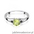 Pierścionek W0076 Oliwin 0,60ct białe złoto z czarnymi diamentami