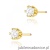 Kolczyki K0220 Diament 2 x 0,30ct żółte złoto sztyft zakręcany