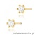 Kolczyki K0222 Diament 2 x 0,30ct żółte złoto sztyft zakręcany
