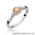 Pierścionek W010 Morganit 0,40ct białe złoto