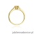 Pierścionek W078 Cytryn 0,60ct żółte złoto