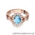 Pierścionek W182 Topaz 0,90ct różowe złoto