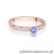 Pierścionek W0288 Tanzanit 0,15ct różowe złoto