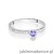 Pierścionek W0459 Tanzanit 0,15ct białe złoto