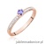 Pierścionek W0459 Tanzanit 0,15ct różowe złoto