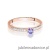 Pierścionek W0459 Tanzanit 0,15ct różowe złoto