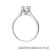 Pierścionek W526 Diament Laboratoryjny 0,70ct białe złoto
