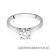 Pierścionek W526 Diament Laboratoryjny 0,70ct białe złoto