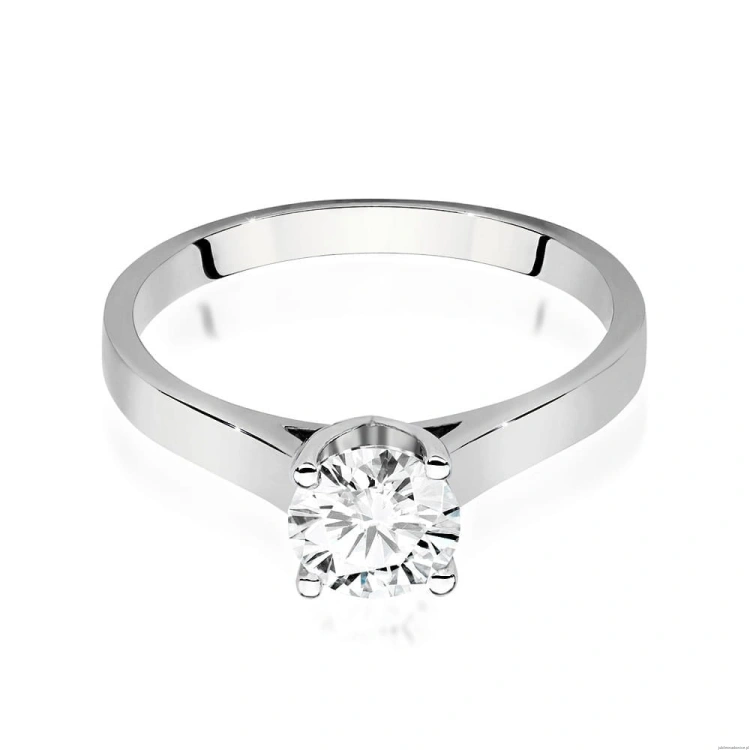 Pierścionek W526 Diament Laboratoryjny 0,70ct białe złoto