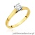 Pierścionek W526 Diament Laboratoryjny 0,50ct żółte złoto