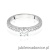 Pierścionek W534 Diament Laboratoryjny 0,40ct białe złoto