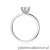 Pierścionek W535 Diament Laboratoryjny 0,50ct białe złoto