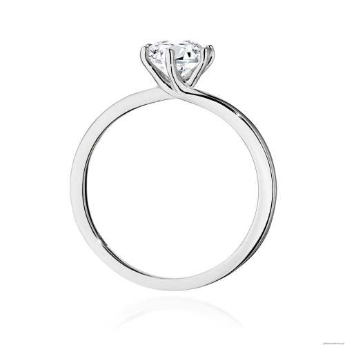 Pierścionek W535 Diament Laboratoryjny 1,00ct białe złoto